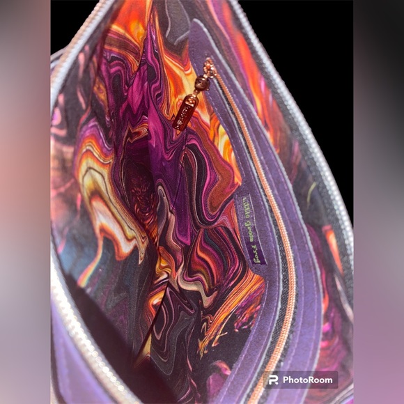 Faux Leather Jacket handbag - Picture 5 of 11